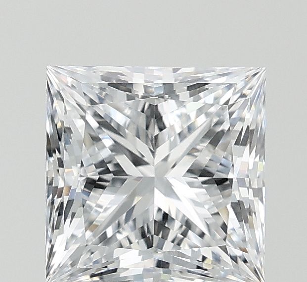2.06 carat e IF EX Cut IGI princess diamond