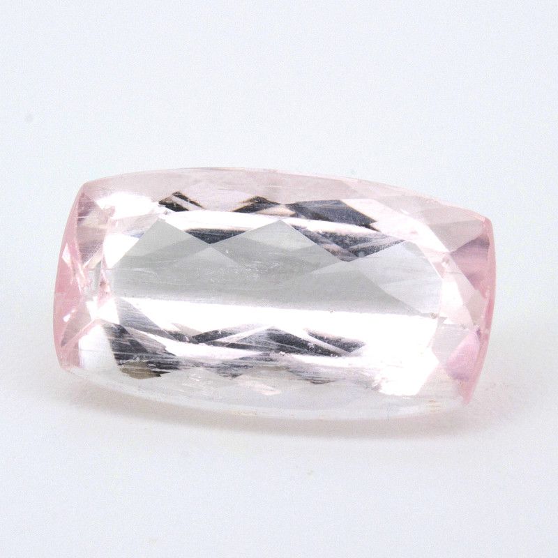 Turmalin 7,70 ct, dwubarwny, szlif cushion