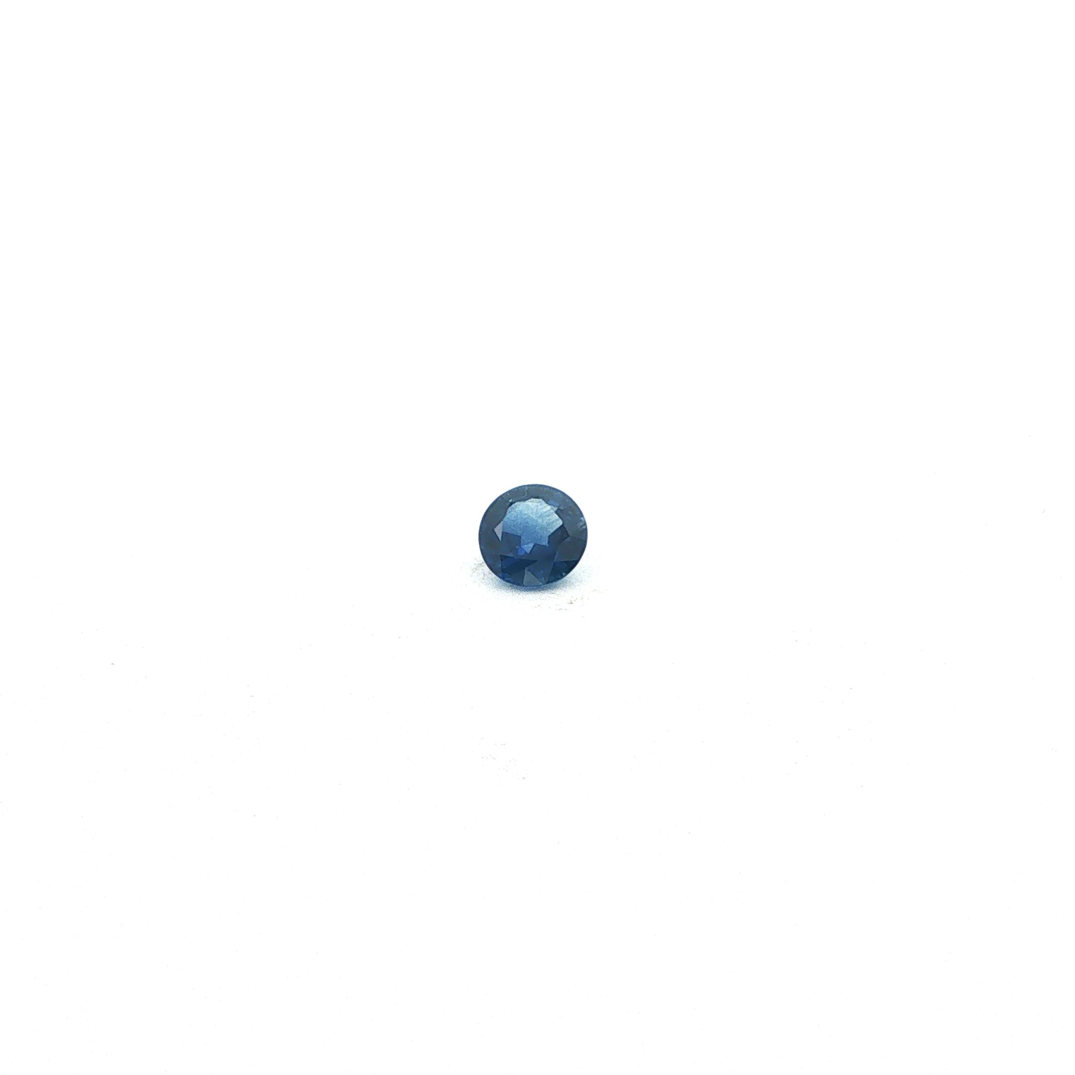 0.51 ct Round sapphire