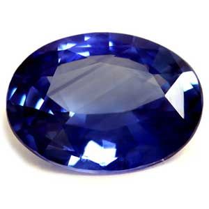 SAPPHIRE FACETED 0.99ct BLUE Intense Blue EC SRILANKA HEATED