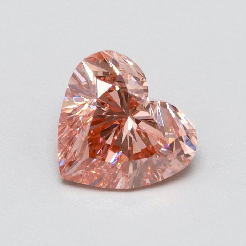 0.41 CT Fancy Vivid Pink HEART