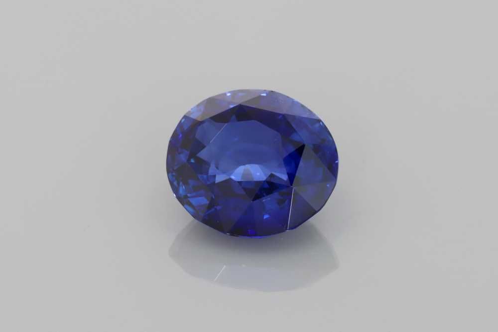 SAPPHIRE FACETED 3.15ct BLUE Vivid BLUE SI SRILANKA HEATED