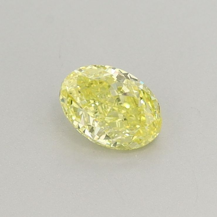 0.38 CT Fancy Vivid Yellow OVAL