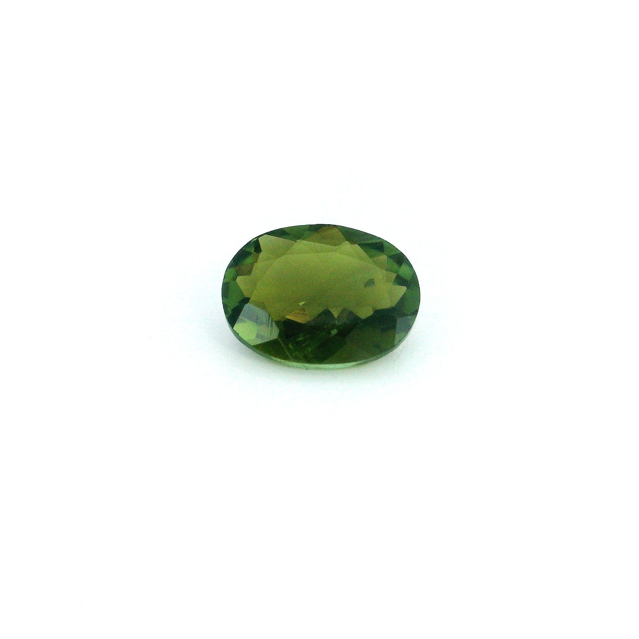 Turmalin 1,17 ct, zielony, szlif owalny