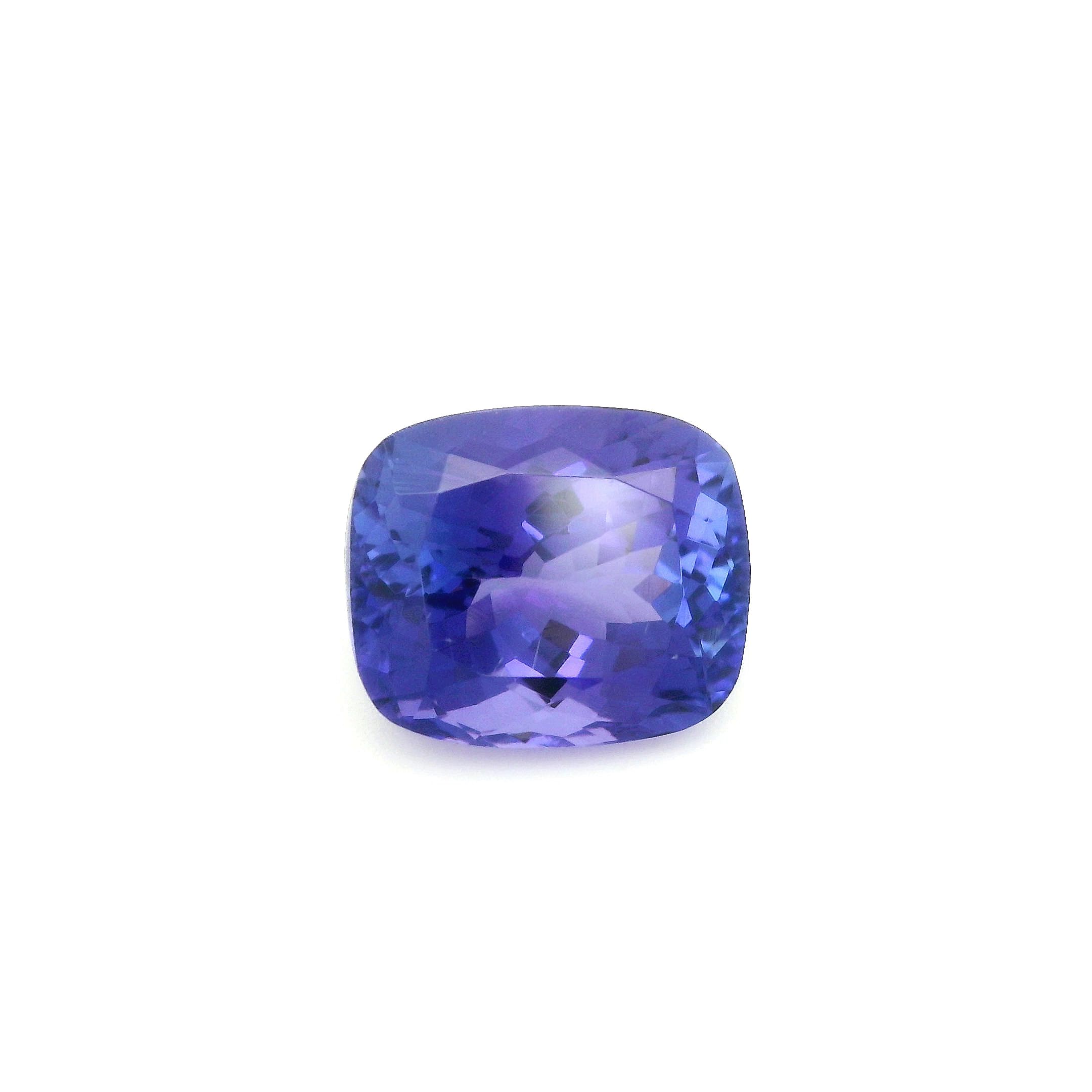 Tanzanit 5,04 ct, niebieski, szlif cushion