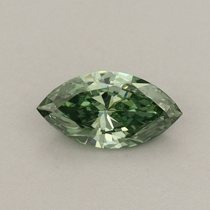 0.31 CT Fancy Vivid Green MARQUISE