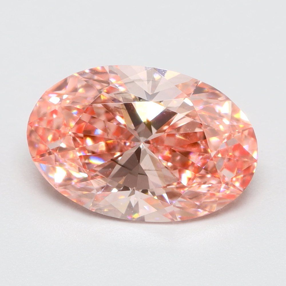 1.01 CT Fancy Vivid Pink OVAL