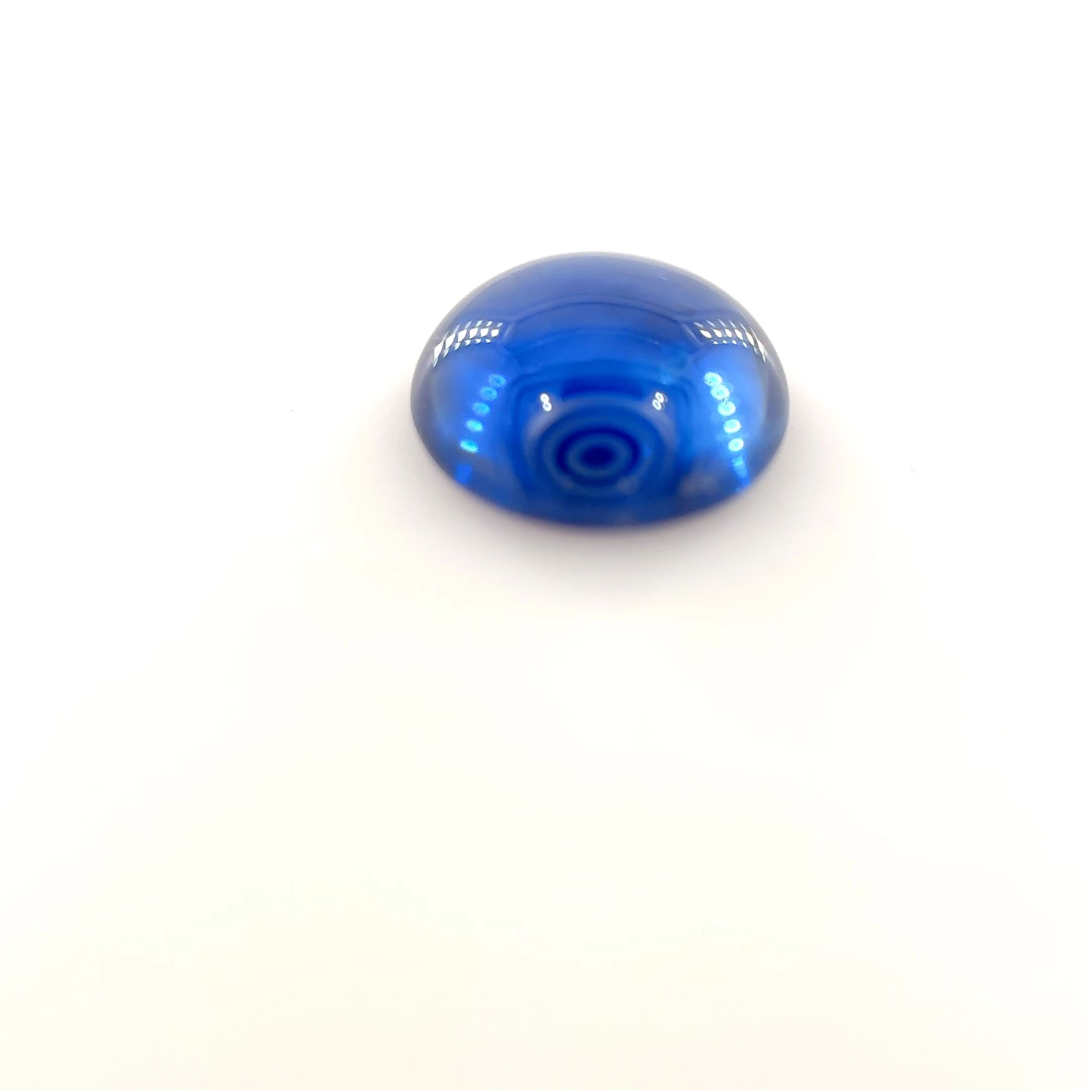 Szafir 1,60 ct, niebieski, kaboszon