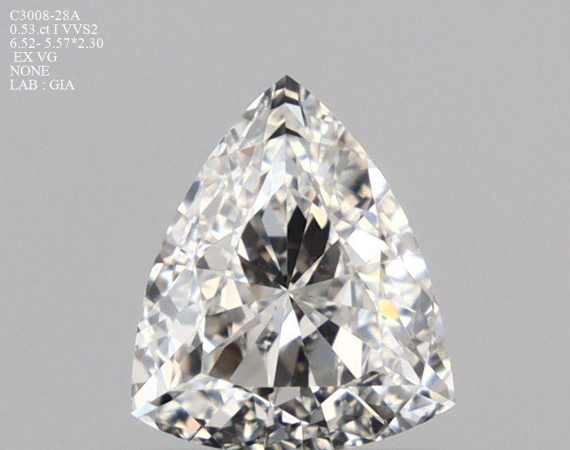 Prírodný diamant triangel,...