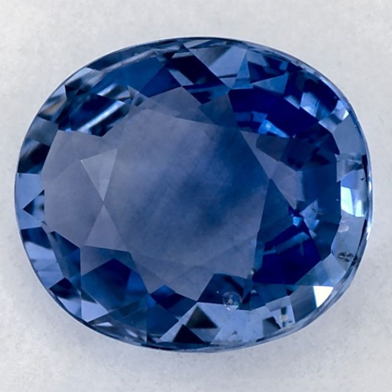 Szafir 2,03 ct, niebieski, szlif owalny
