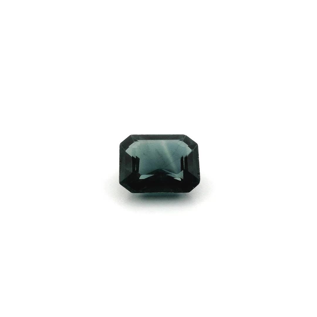Szafir 1,40 ct, niebieski, szlif szmaragdowy