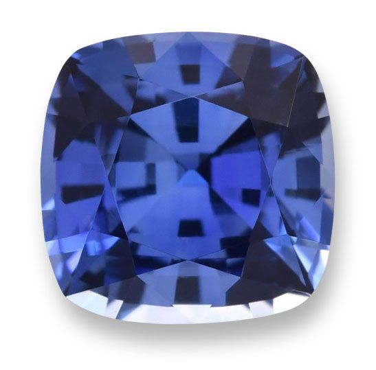 Szafir 1,96 ct, niebieski, szlif cushion