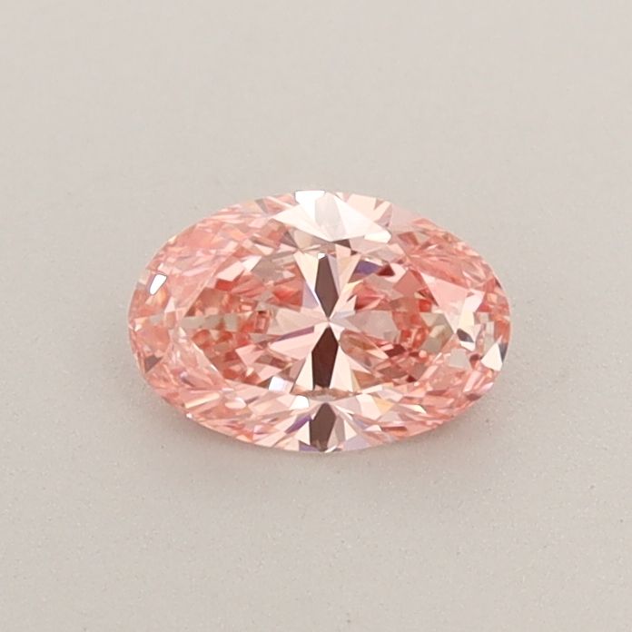 0.38 CT Fancy Intense Pink OVAL