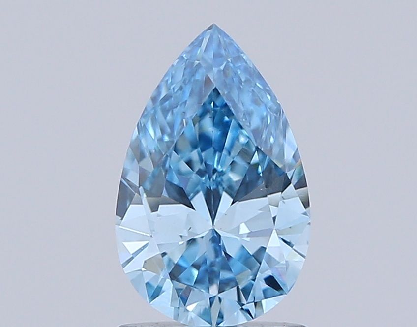 1.0 CT Fancy Vivid Blue PEAR