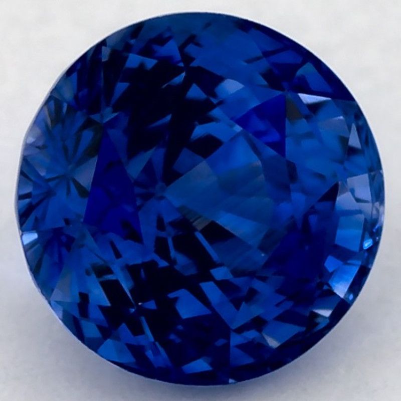Szafir 1,61 ct, niebieski, szlif owalny