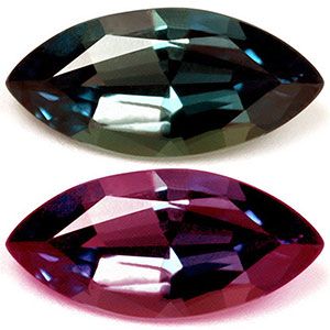 Aleksandryt 2,01 ct, zielony, szlif markiza