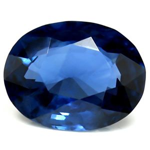 Szafir 1,23 ct, niebieski, szlif owalny