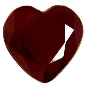 RUBY FACETED 1.0ct RED Deep Red SI REST_OF_AFRICA NONE