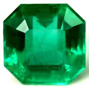 Szmaragd 1,59 ct, zielony, szlif szmaragdowy