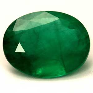 Szmaragd 3,25 ct, zielony, szlif owalny