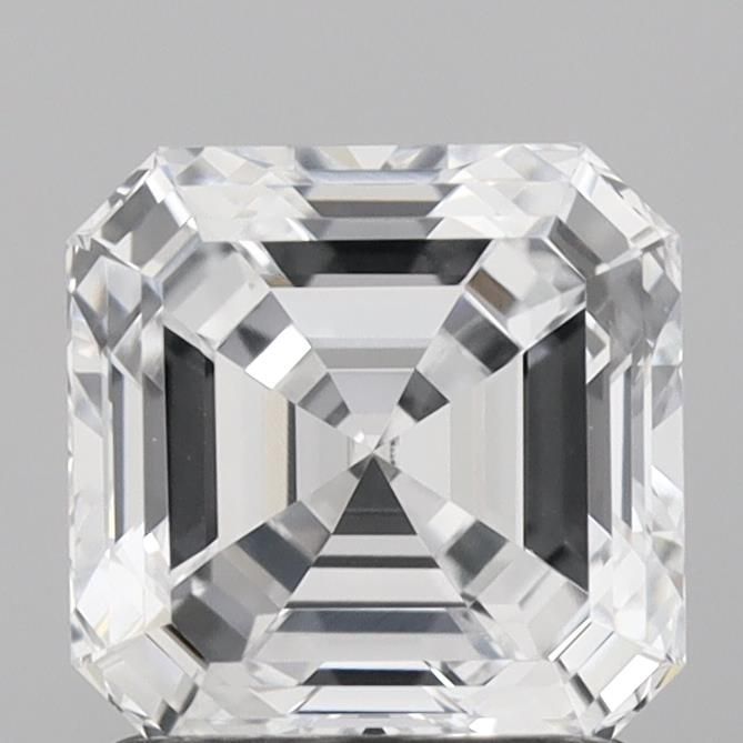1.58 carat e VVS1 EX Cut IGI asscher diamond