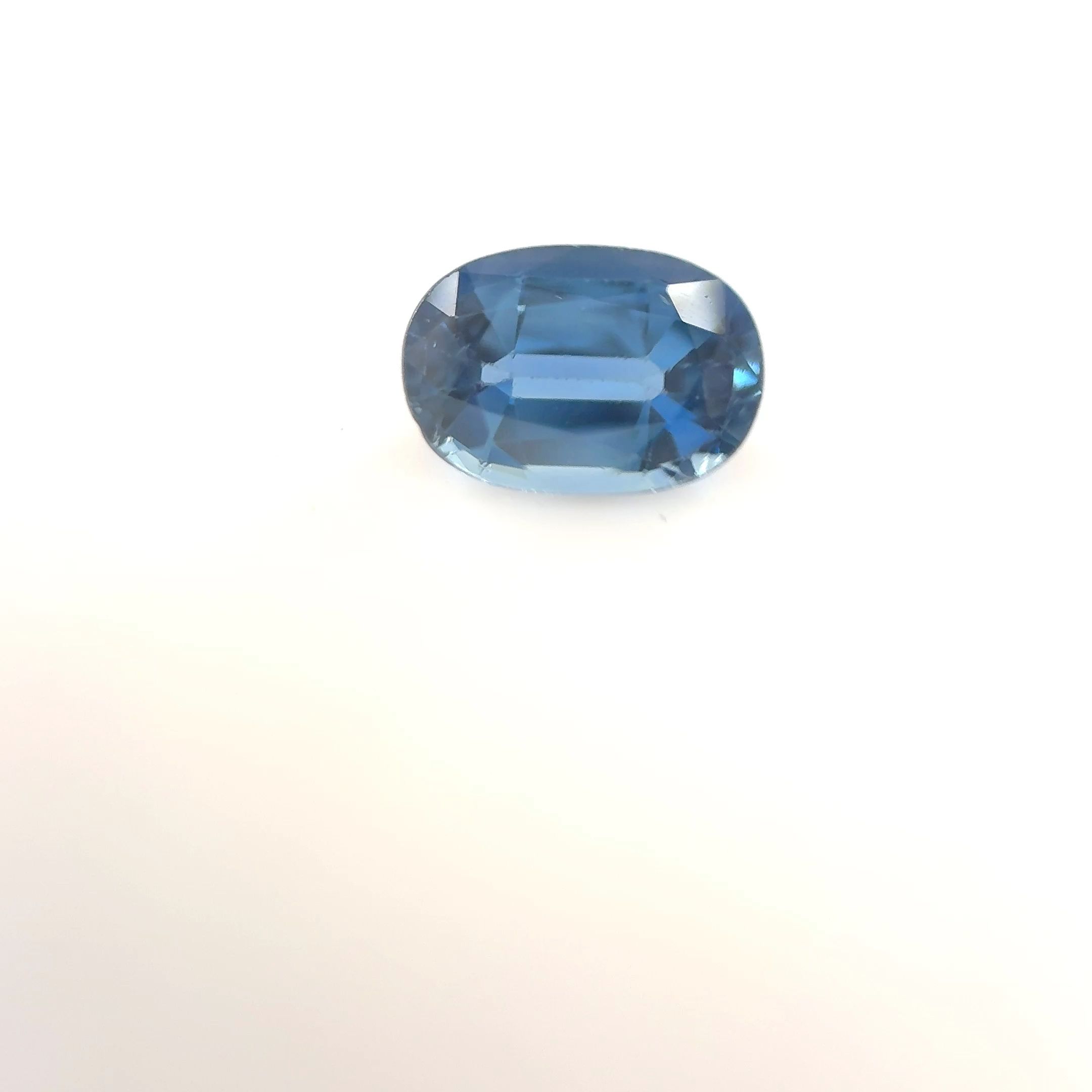 Szafir 1,00 ct, niebieski, szlif owalny