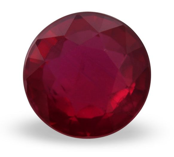RUBY FACETED 0.64ct RED Red EC MADAGASCAR HEATED