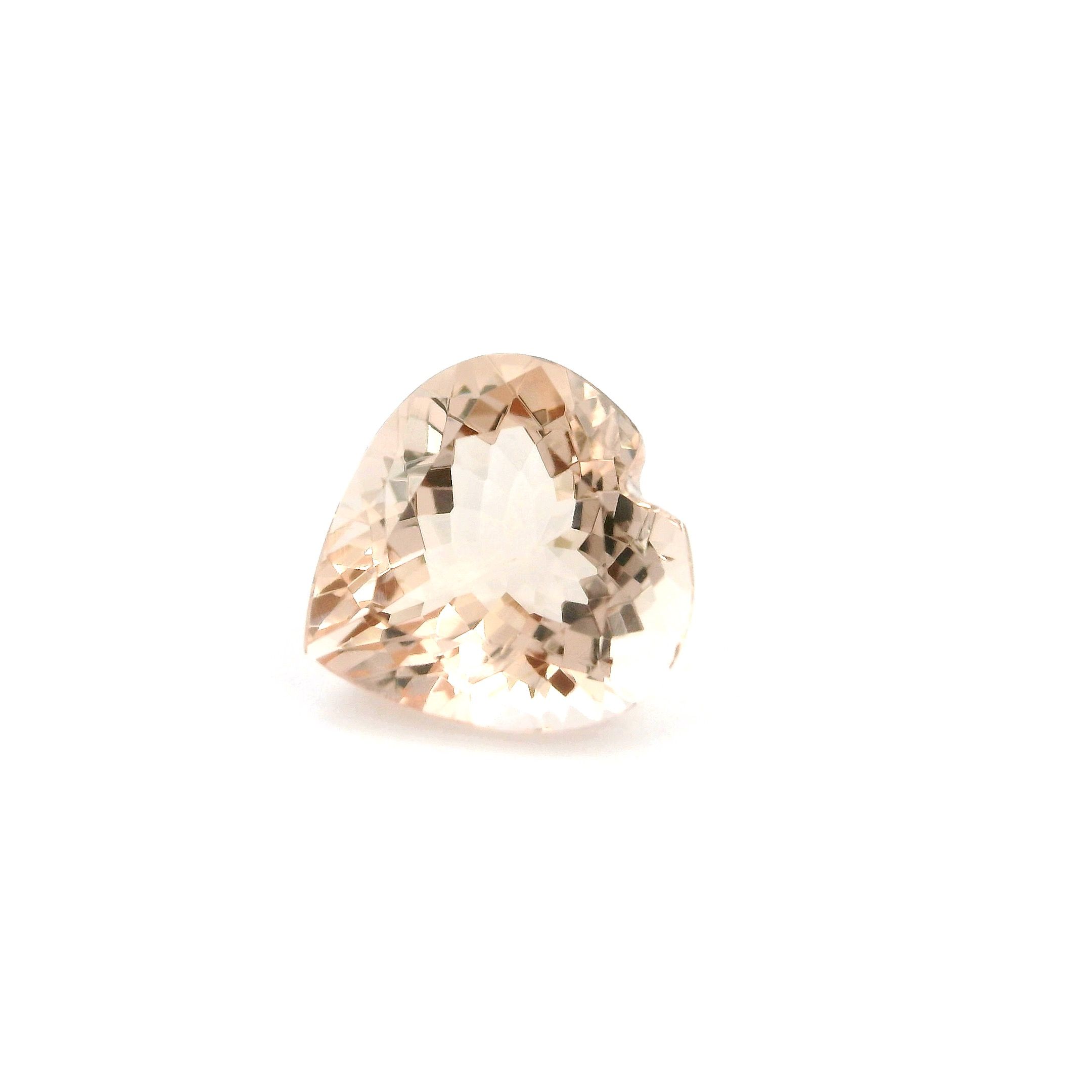 MORGANITE FACETED 2.07ct PINK Brownish Pink/Light EC MOZAMBIQUE HEATED