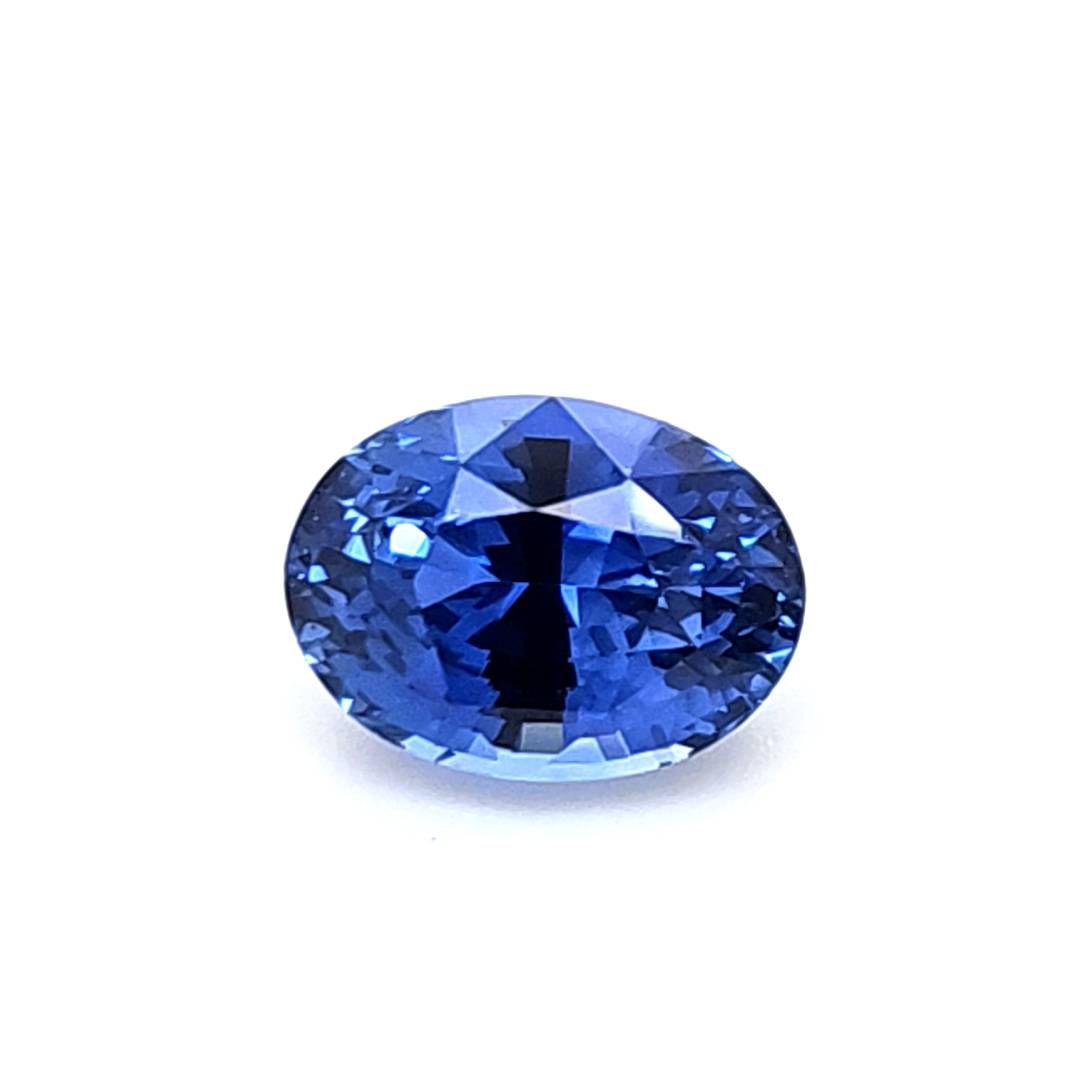 SAPPHIRE FACETED 3.62ct BLUE Blue EC SRILANKA HEATED