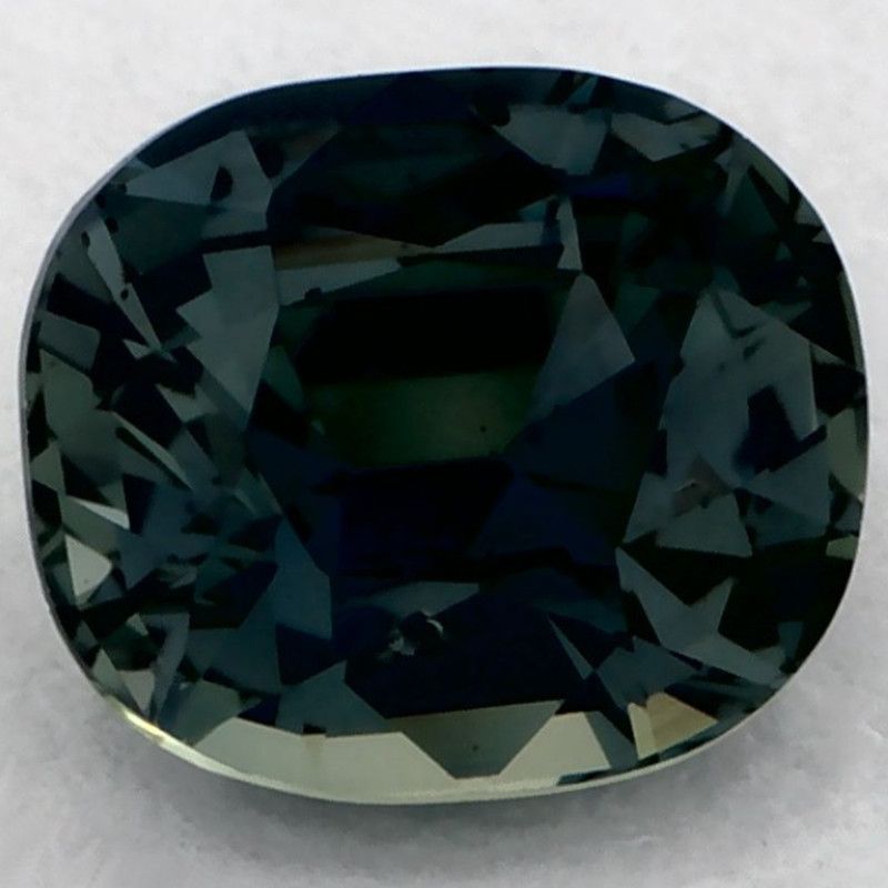 Szafir 1,04 ct, zielony, szlif cushion
