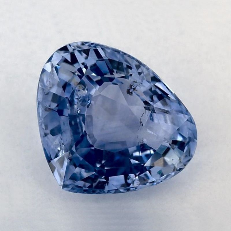 SAPPHIRE FACETED 3.34ct BLUE Blue SI SRILANKA HEATED
