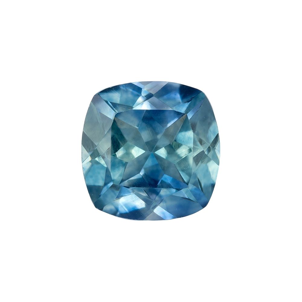 SAPPHIRE FACETED 1.0ct TEAL SI UNITEDSTATES HEATED