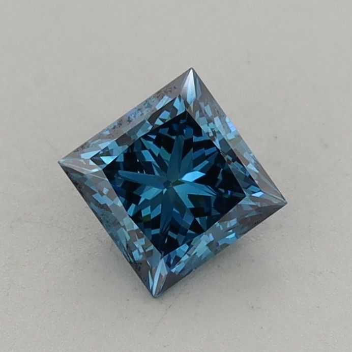 0.61 CT Fancy Vivid Blue PRINCESS