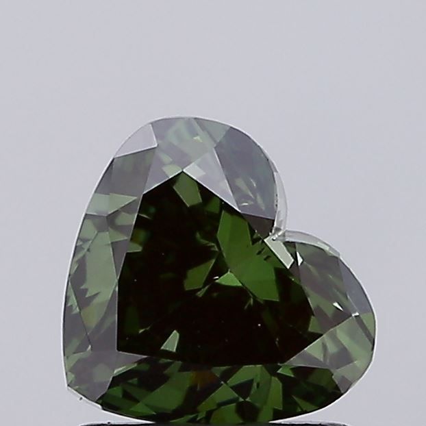 1.13 CT Fancy Deep Green HEART
