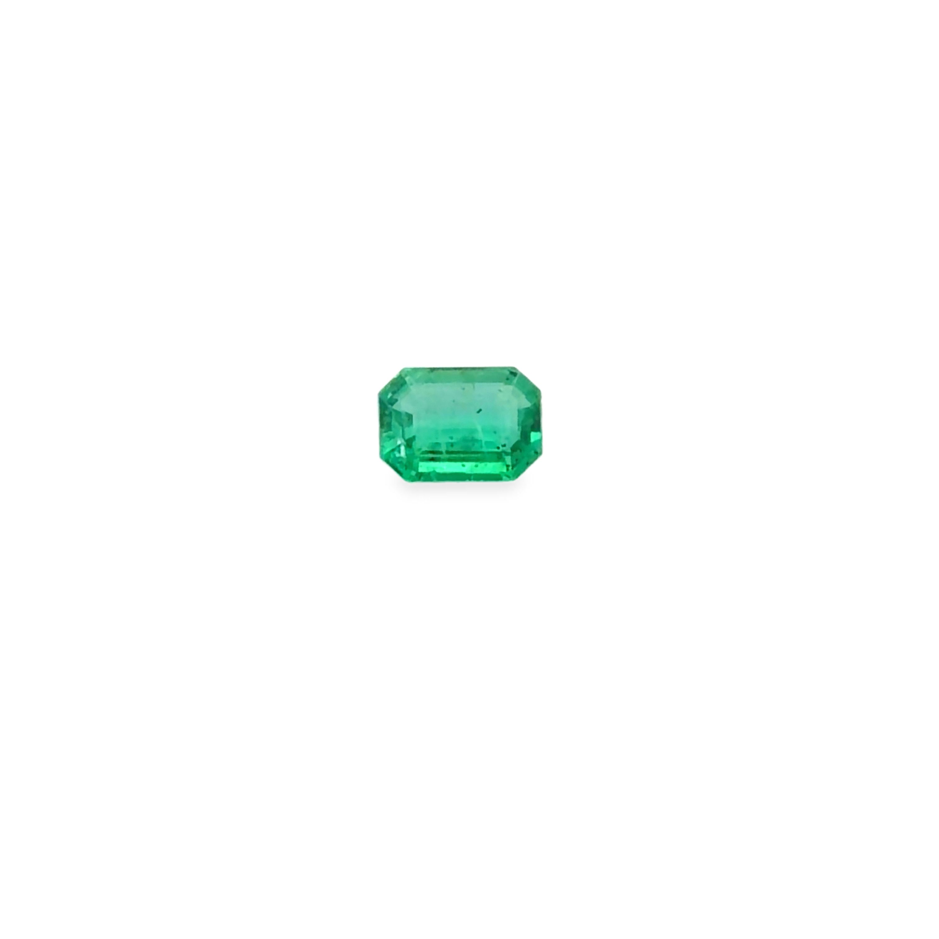 1.11 ct Octagonal emerald