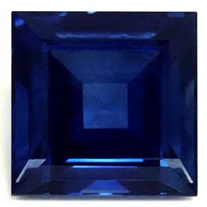 SAPPHIRE FACETED 2.36ct BLUE Intense Blue EC MADAGASCAR NONE
