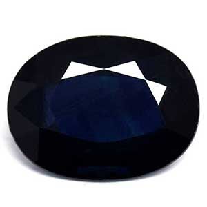 SAPPHIRE FACETED 2.21ct BLUE Deep Blue EC MADAGASCAR HEATED