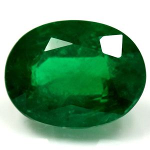 Szmaragd 2,63 ct, zielony, szlif owalny