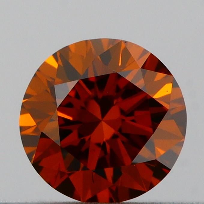 0.21 CT Fancy Deep Orange ROUND
