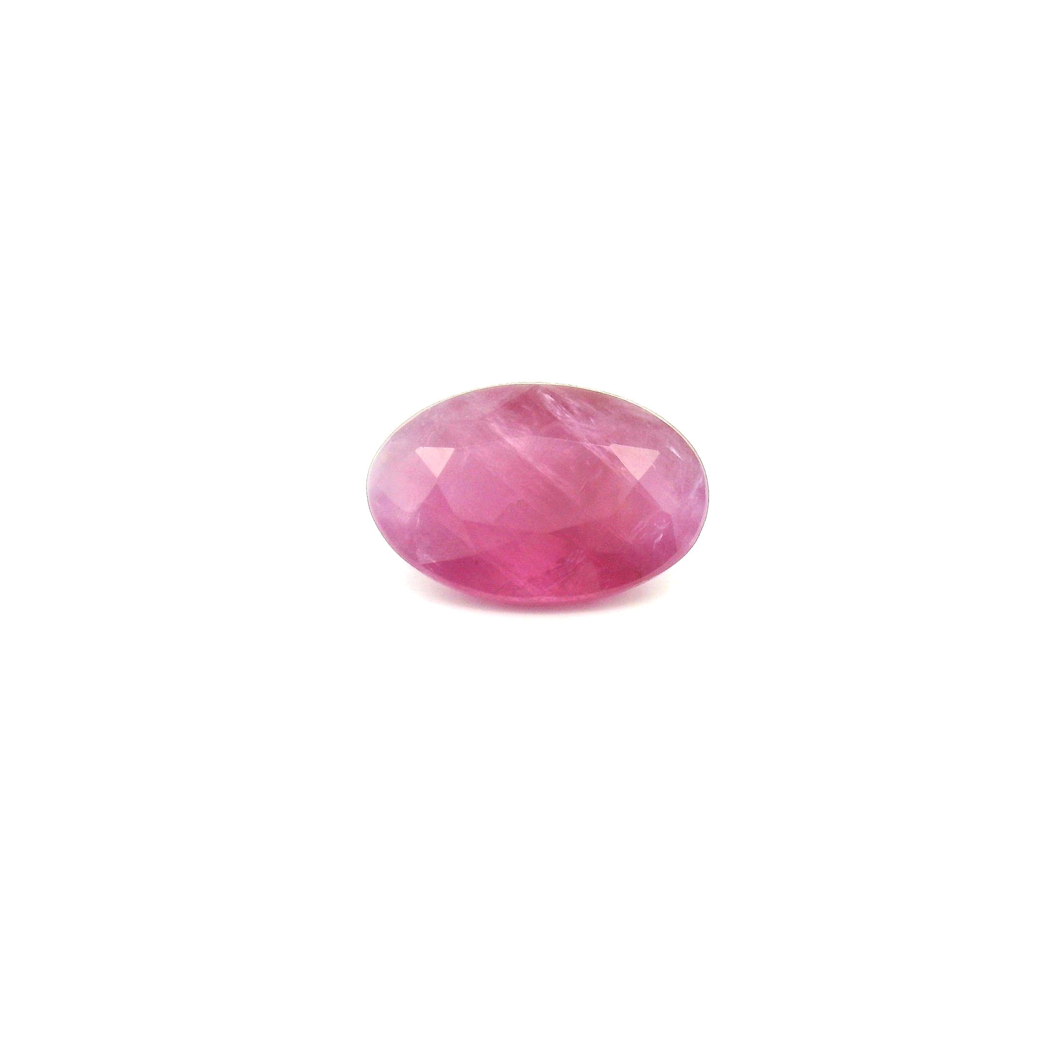 Rubin 1,50 ct, czerwony, szlif owalny