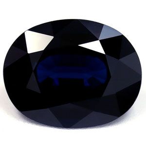 SAPPHIRE FACETED 3.4ct BLUE Deep Blue EC MADAGASCAR HEATED