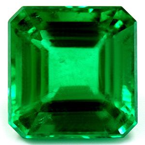 Szmaragd 1,72 ct, zielony, szlif szmaragdowy