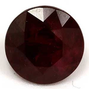 RUBY FACETED 1.05ct RED Deep Red MI REST_OF_AFRICA HEATED