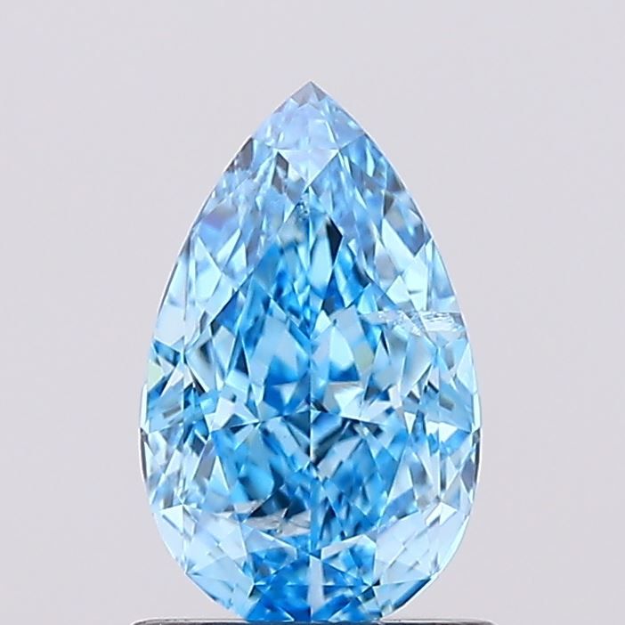1.01 CT Fancy Vivid Blue PEAR