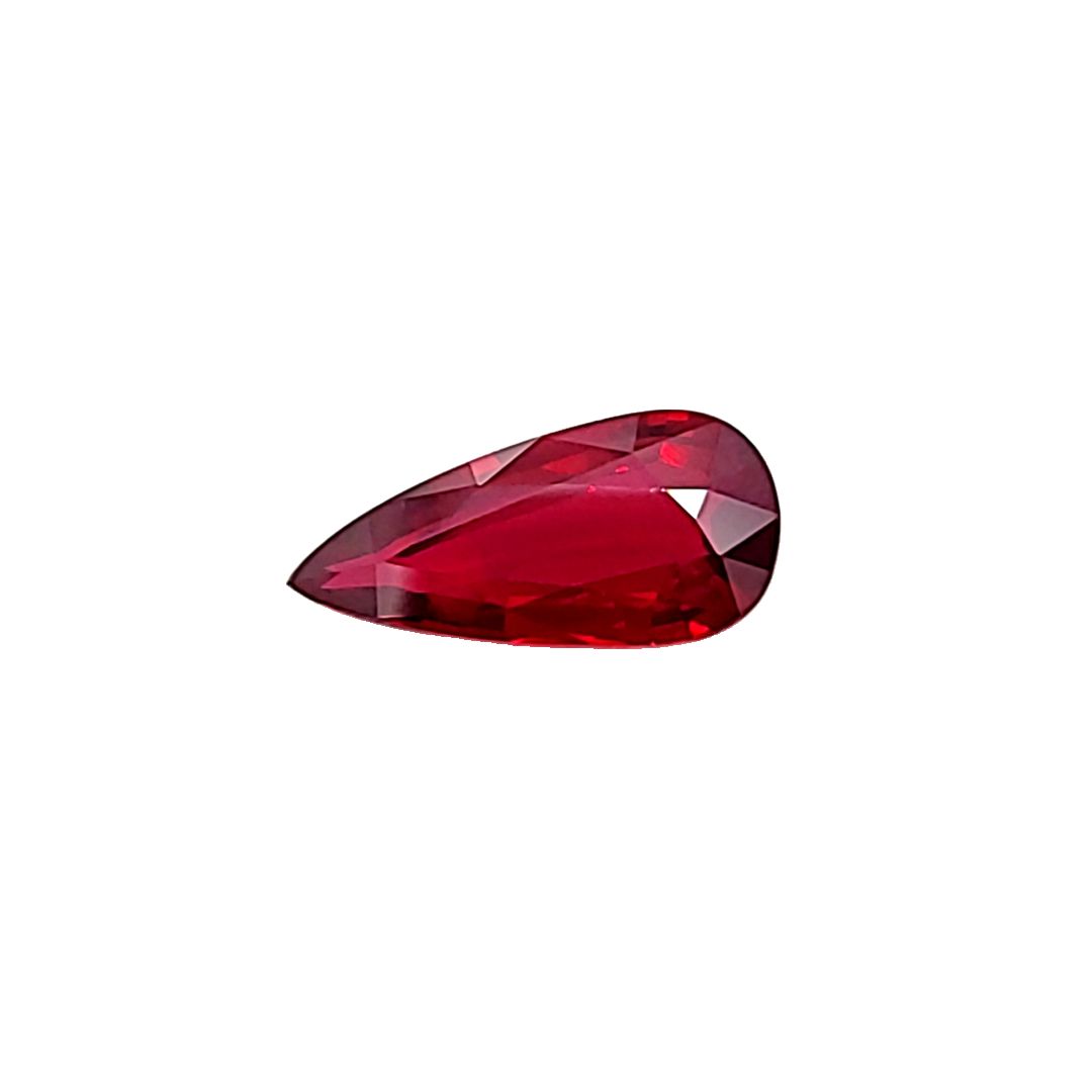 RUBY FACETED 6.18ct RED Red EC MOZAMBIQUE HEATED