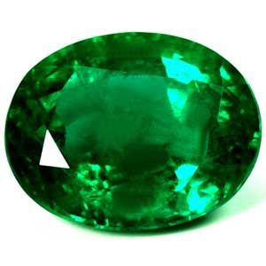 Szmaragd 3,85 ct, zielony, szlif owalny