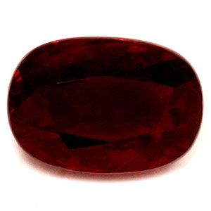 Rubin 1,21 ct, czerwony, szlif cushion