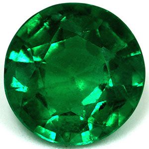 Szmaragd 1,92 ct, zielony, szlif okrągły