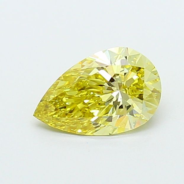 1.0 CT Fancy Yellow PEAR