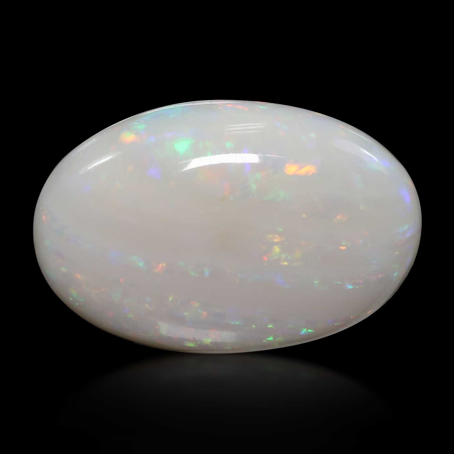 OPAL CABOCHON 12.6ct WHITE MI AUSTRALIA NONE